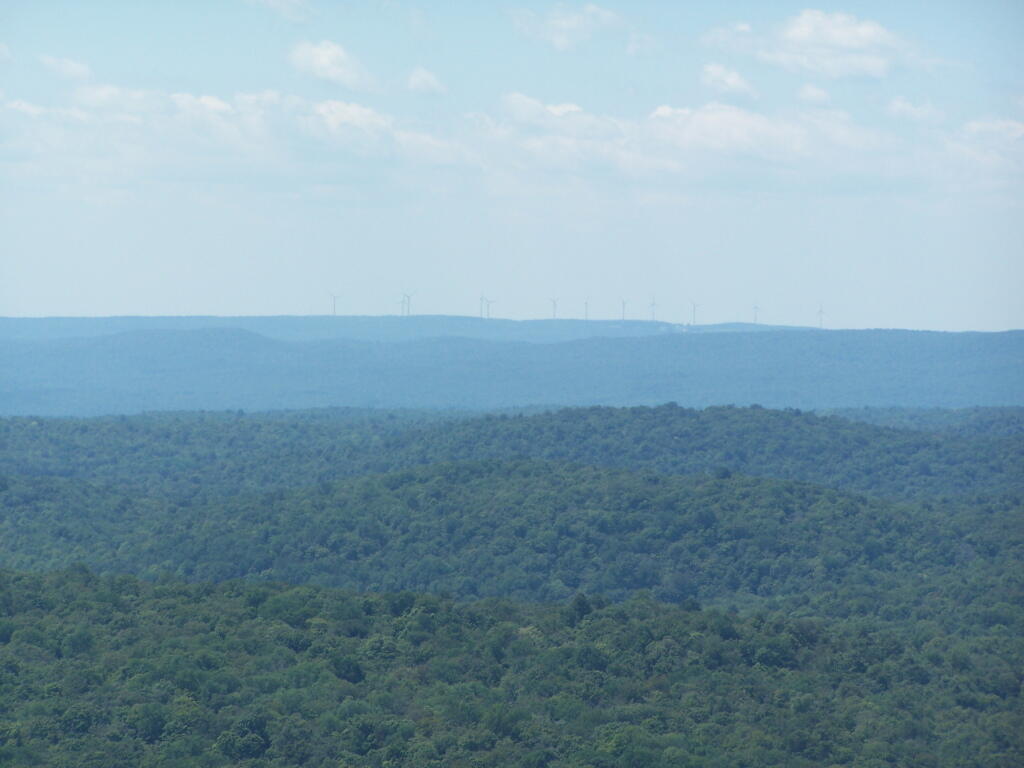 Photo: Wind Farm on Ridge Above Little Falls