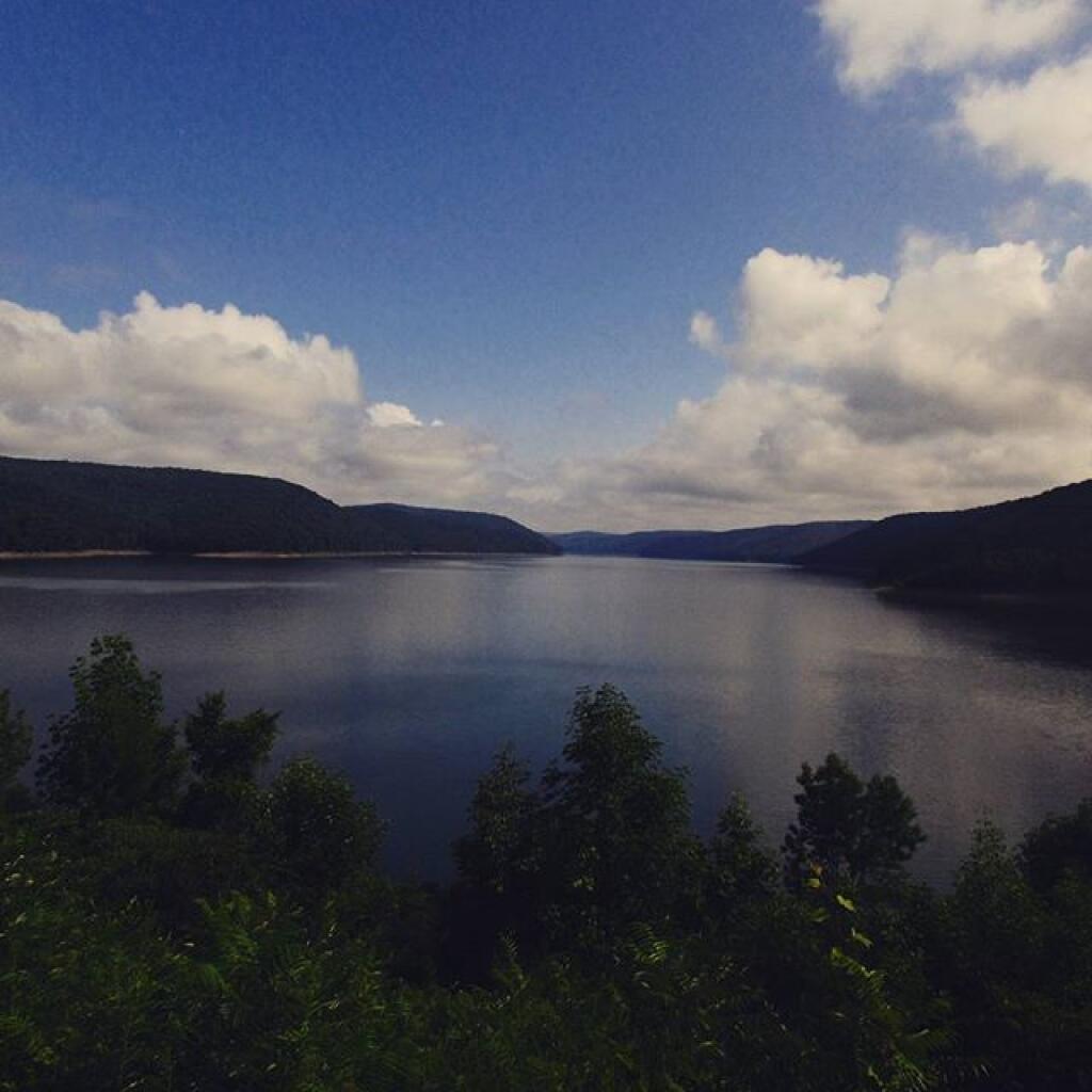 Photo: This morning at Kinzua Point