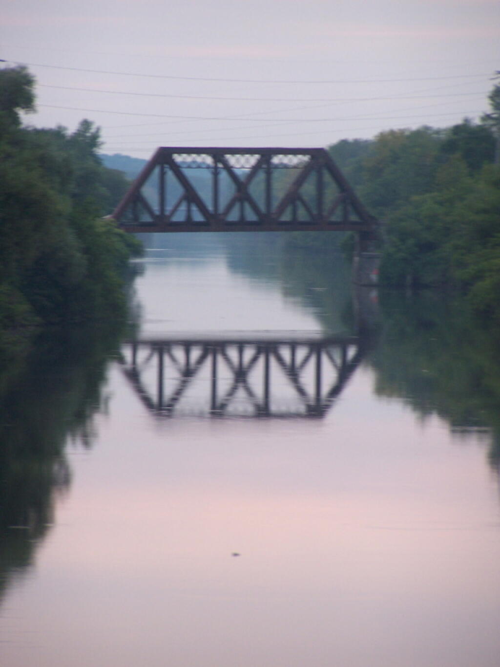 Photo: Railroad Bridge Over Canal