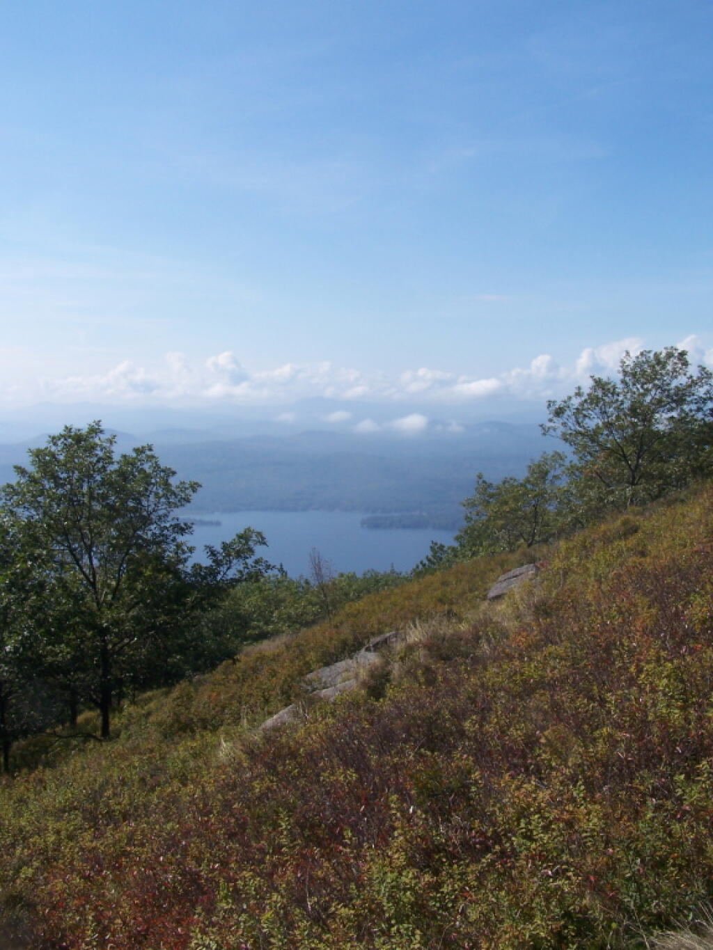 Photo: Looking Down at Lake George Photo: Looking Down at Lake George