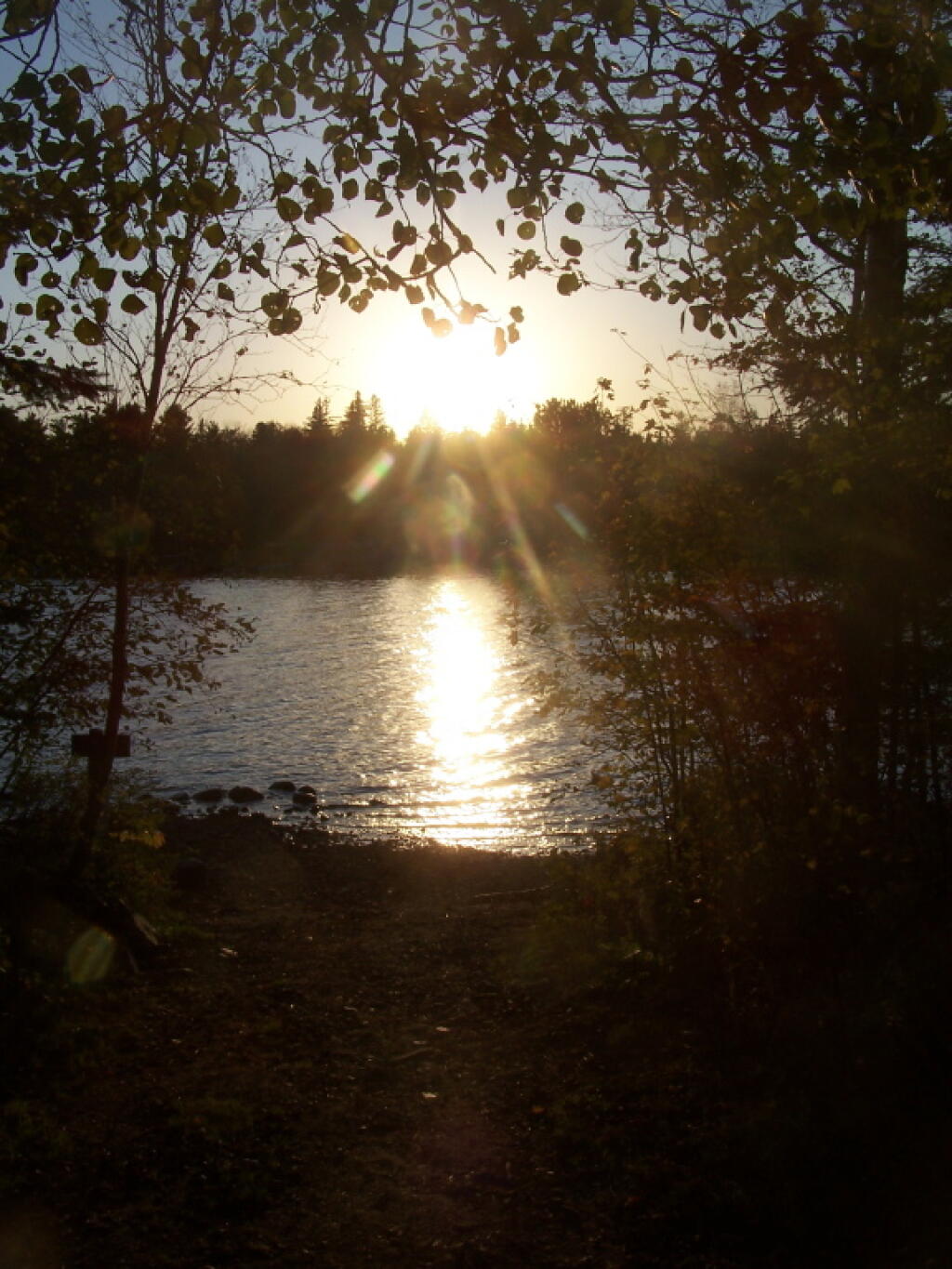 Photo: Sunset from Union Falls Boat Launch