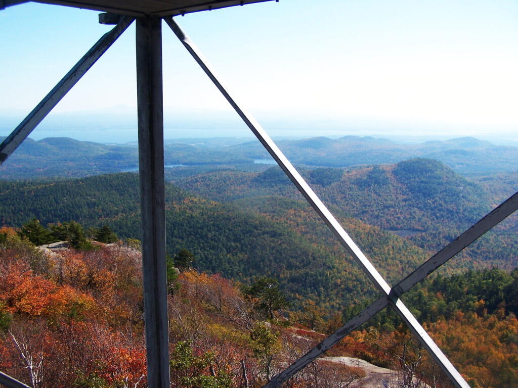 Photo: Towards Lake Champlain Thru Tower Trusses Photo: Towards Lake Champlain Thru Tower Trusses