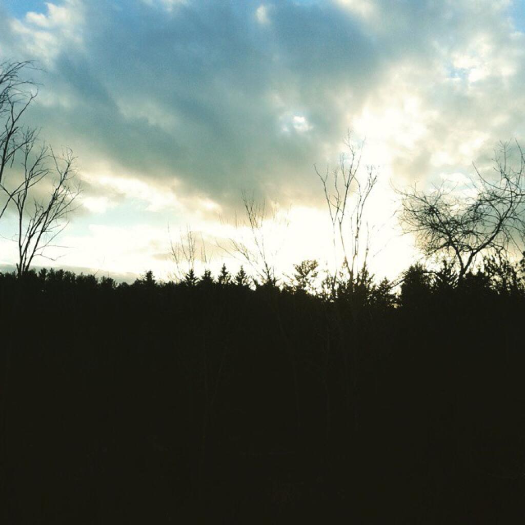 Photo: Setting sun