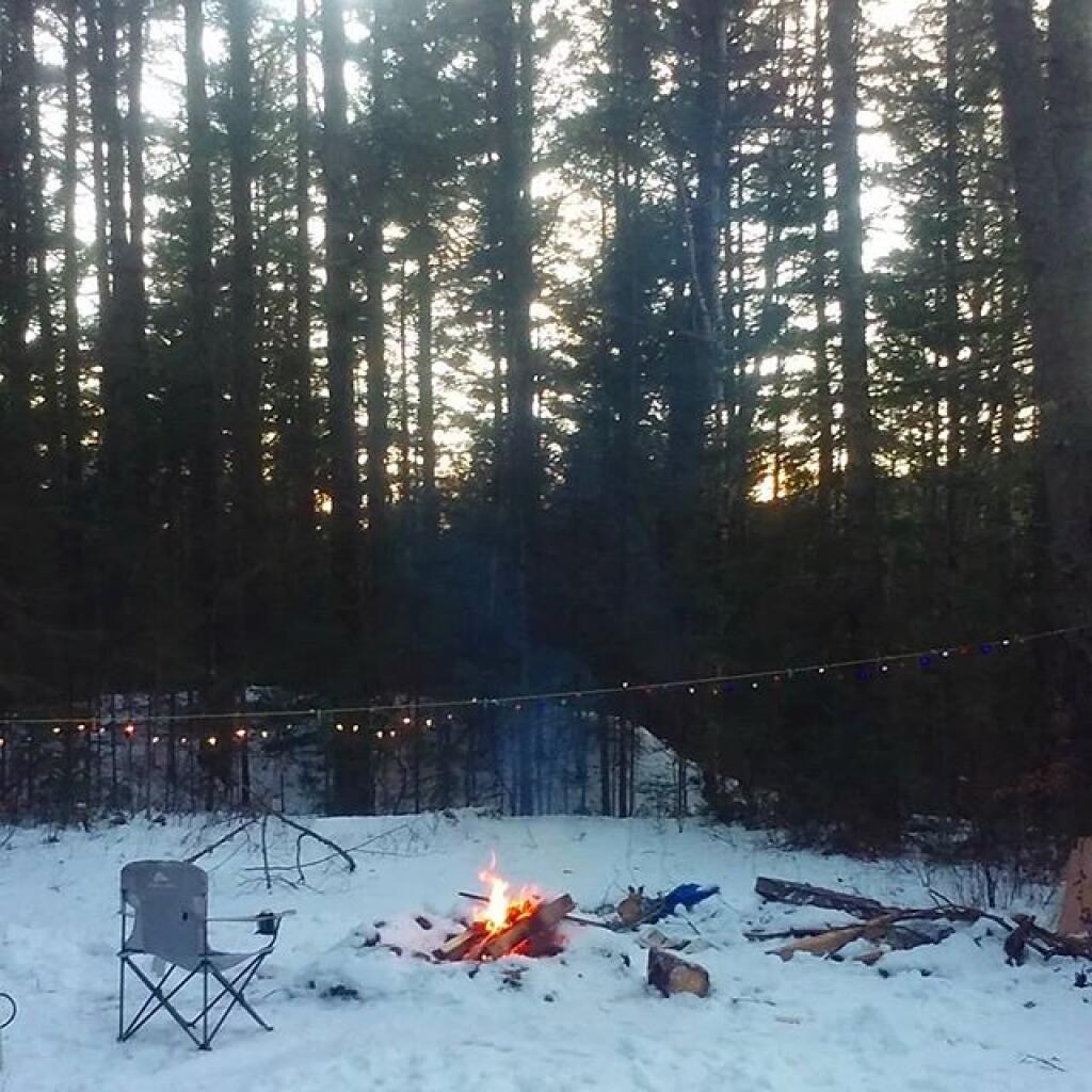 Photo: Winter camping again Photo: Winter camping again