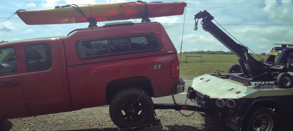 Photo: Getting Towed Away Again