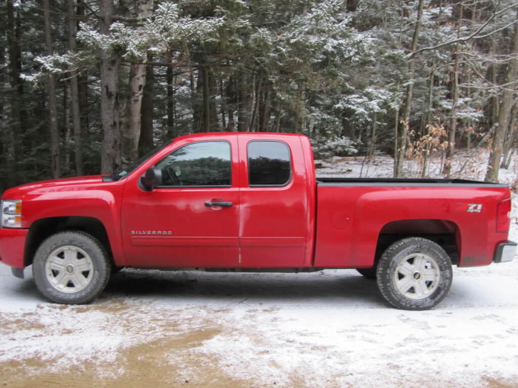 Photo: Salt Covered, But Big Red Traversed the Icy Roads Just Fine