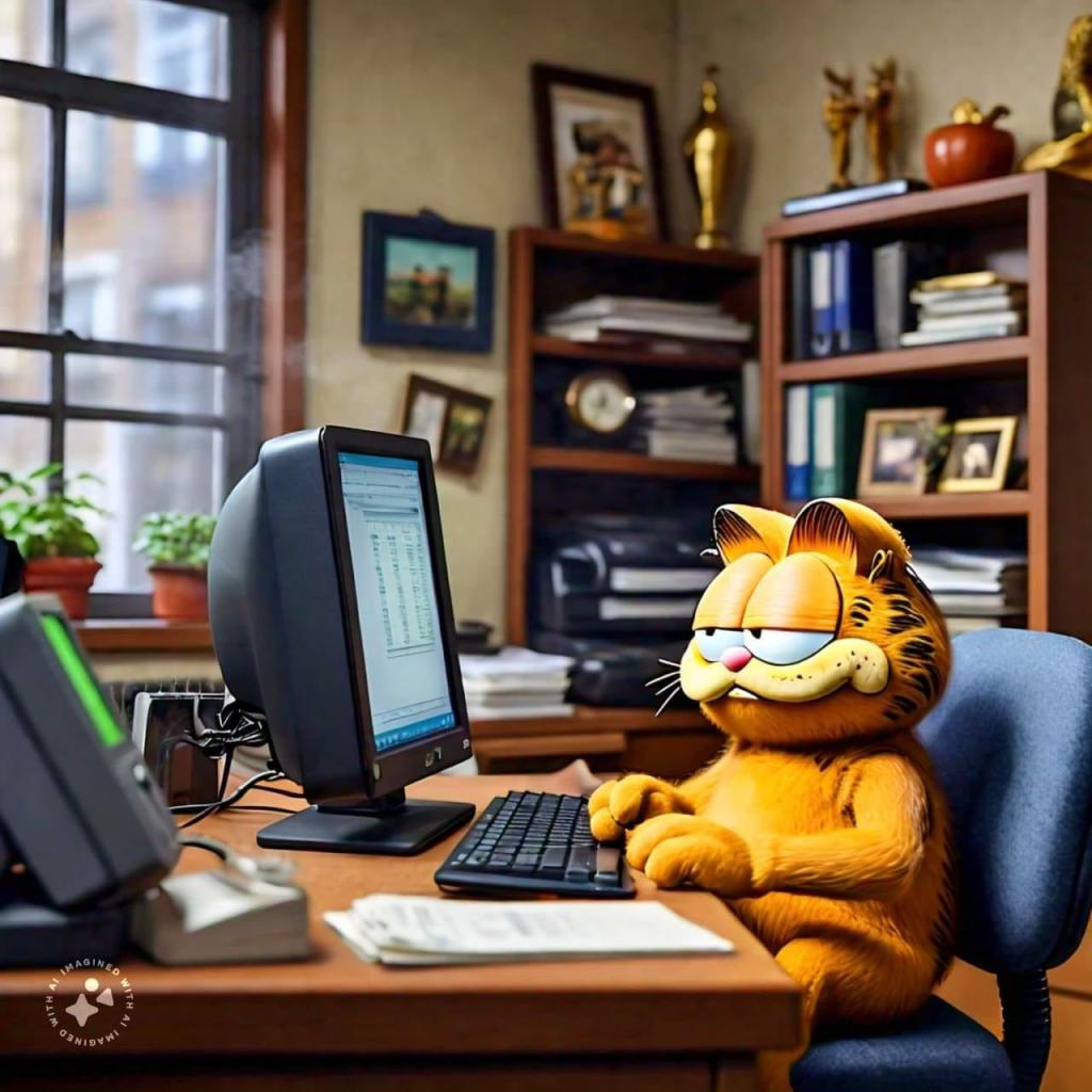 Photo: Just another day in the office ...