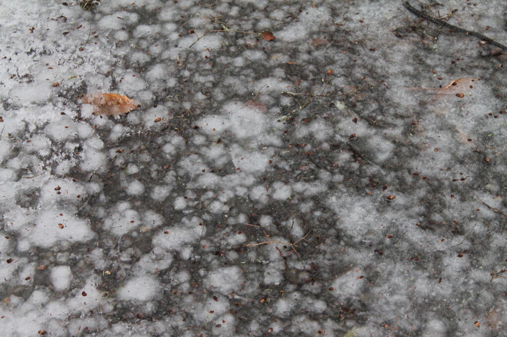 Photo: Ice on Road Pattern