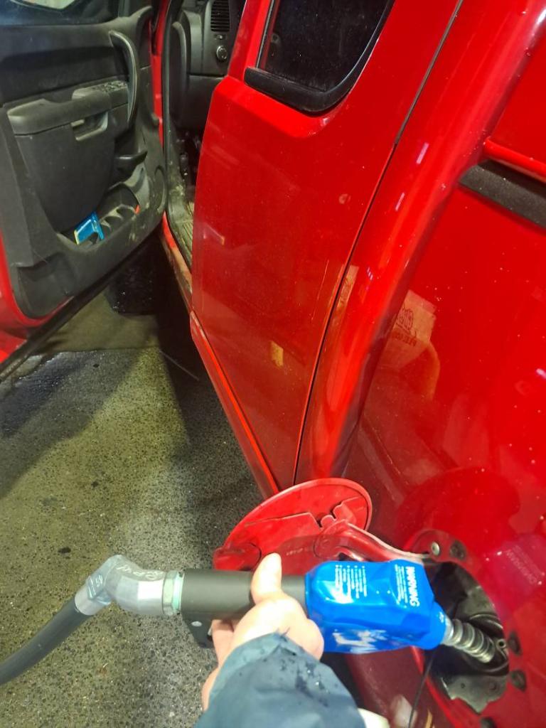 Photo: Final fill up for Big Red - $15