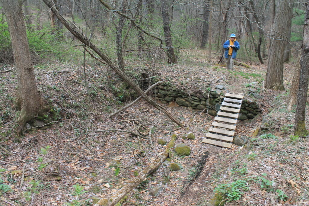 Photo: Me and John Looking At Old Foundation