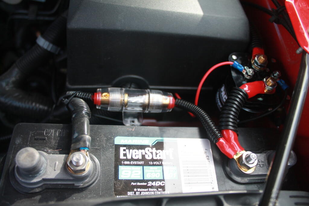 Photo: Second Battery (Marine) for Powering Inverter