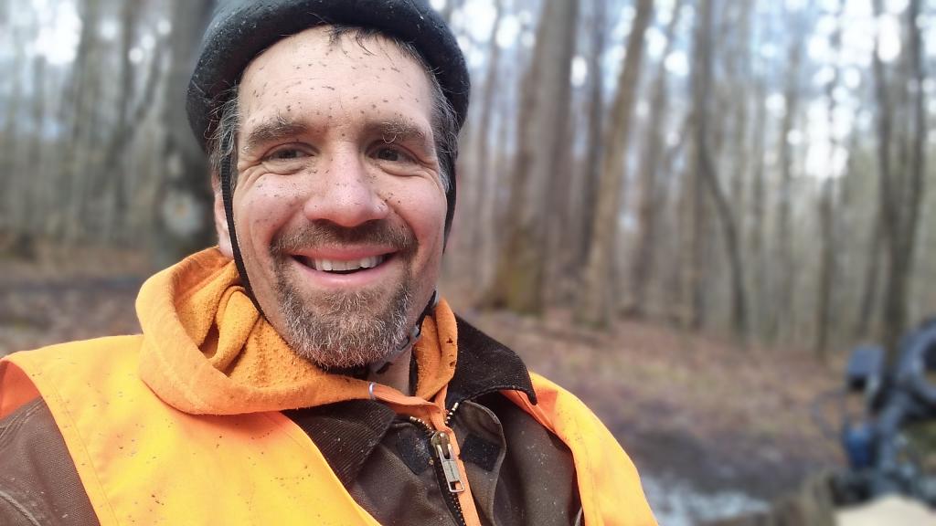 Photo: I got speckled with mud for Christmas