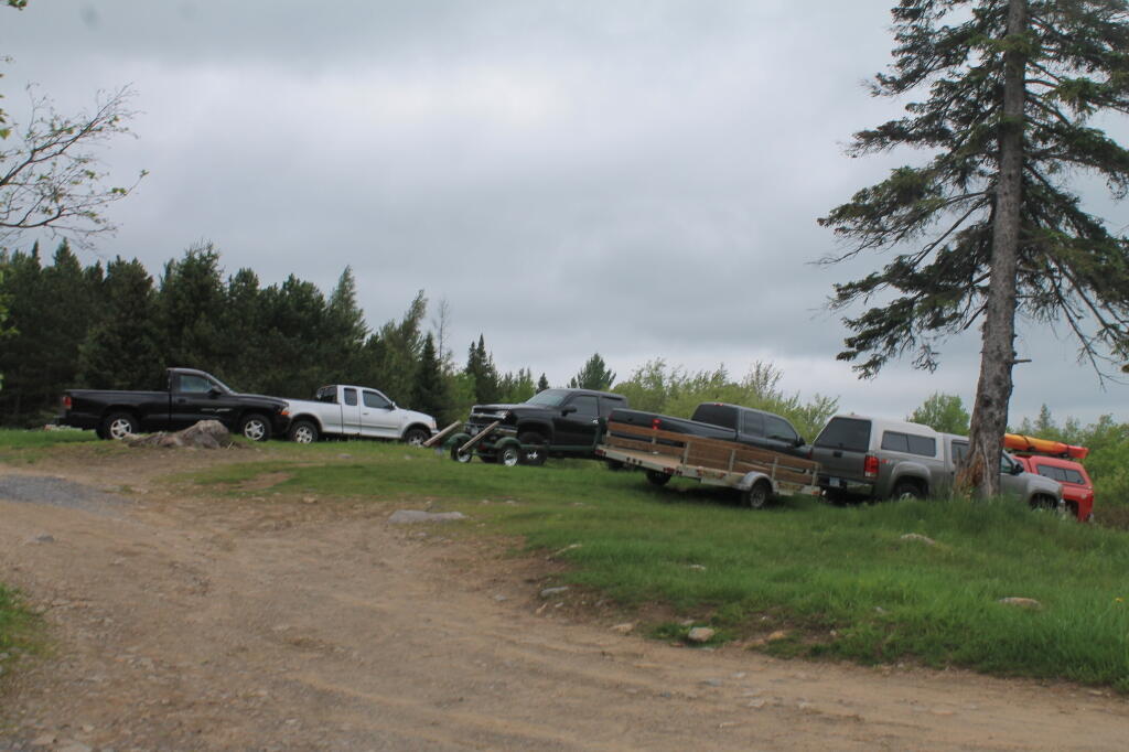 Photo: Pickups Parked at Wakely Dam