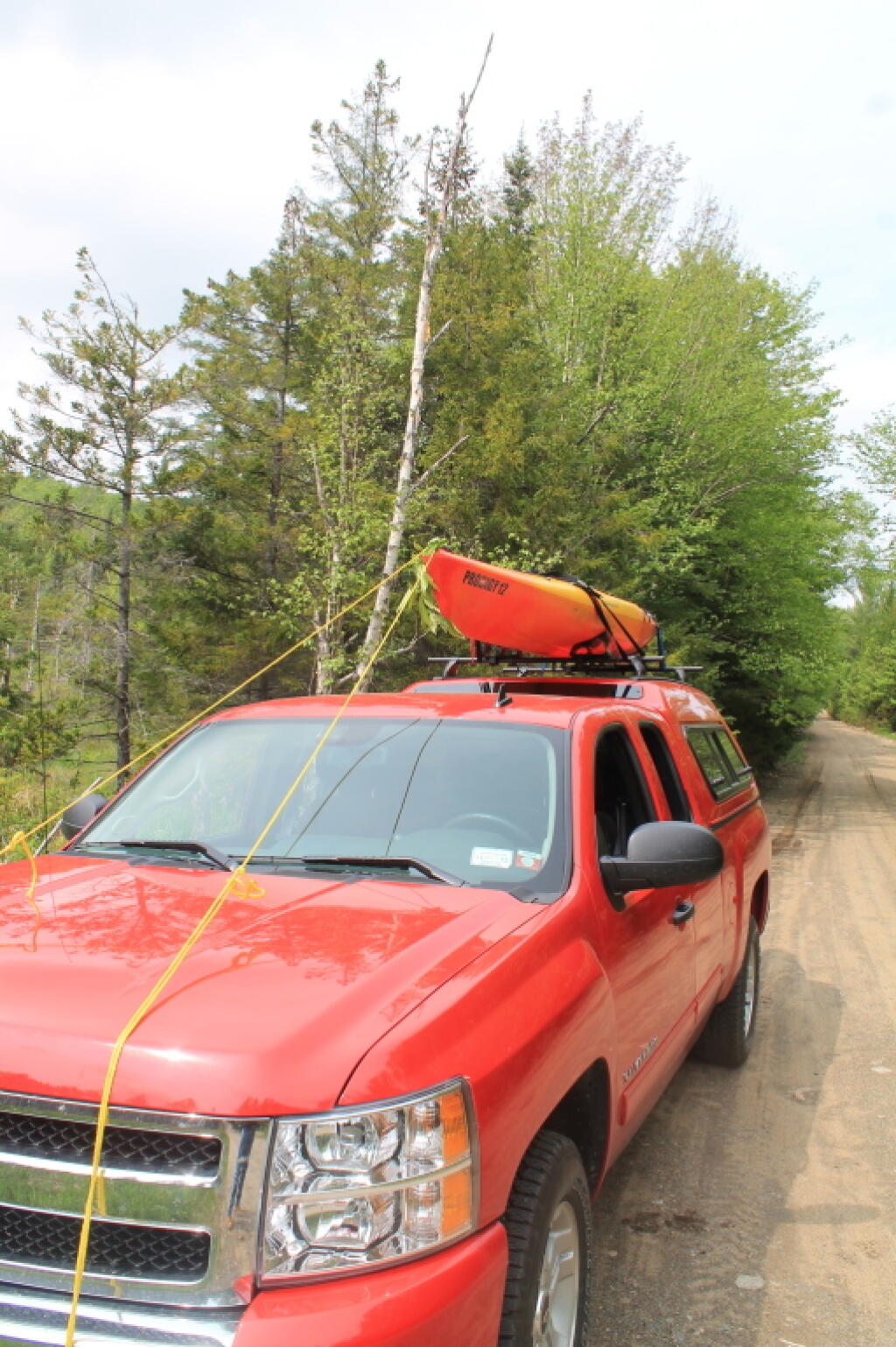 Photo: Big Red Parked