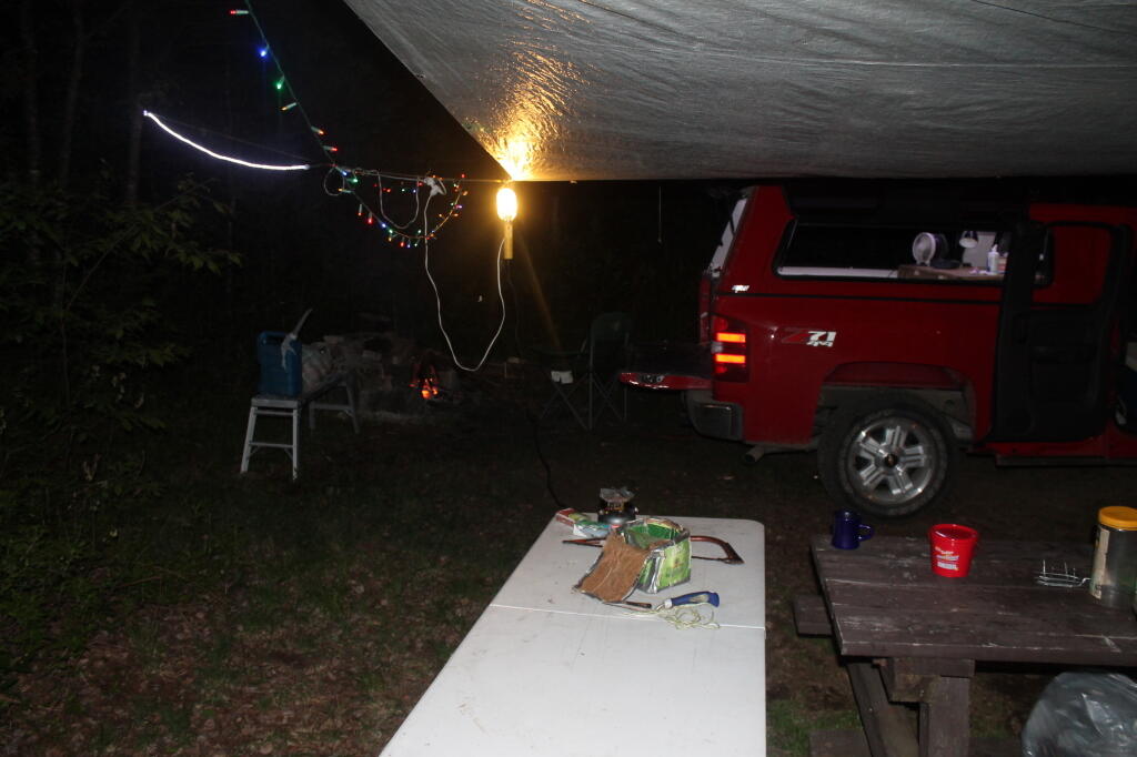 Photo: Back at Camp After Dark Photo: Back at Camp After Dark