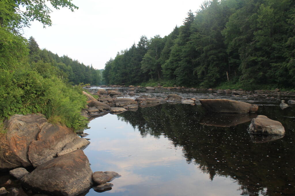 Photo: East on River