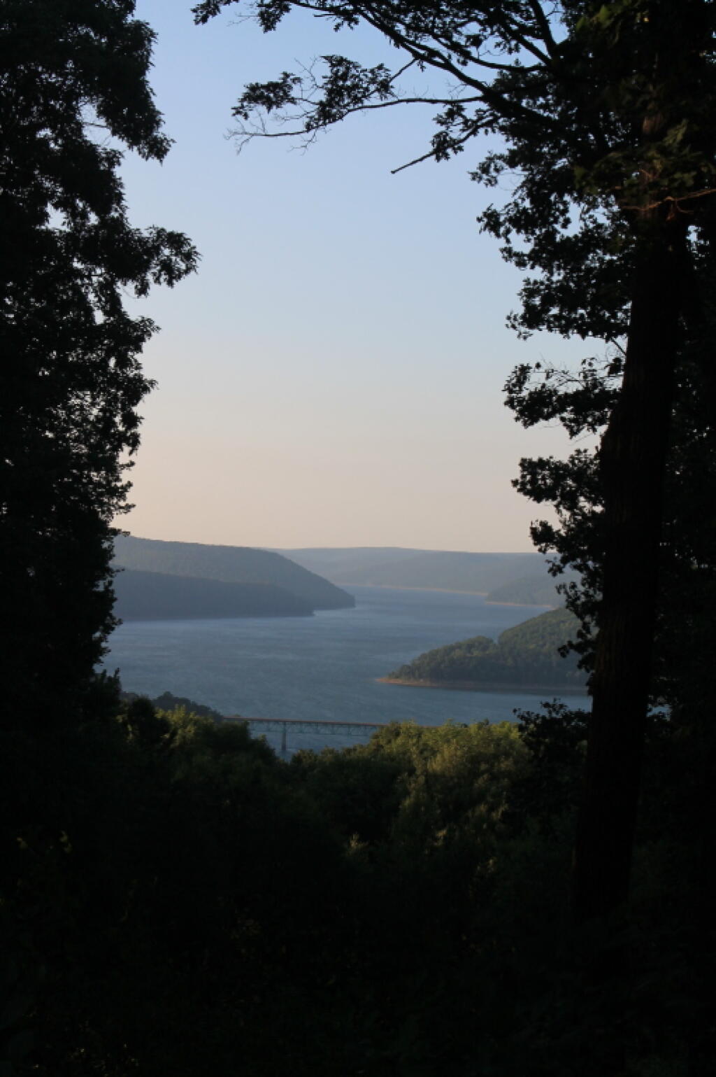 Photo: Cornplanter Bridge in Evening Photo: Cornplanter Bridge in Evening