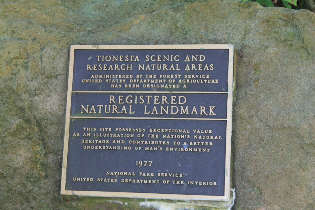 Photo: Tionesta Scenic Area Marker