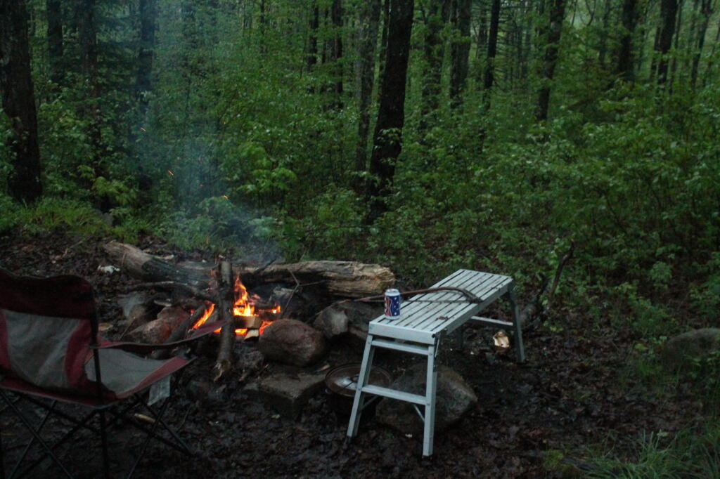 Photo: Campfire and Beer
