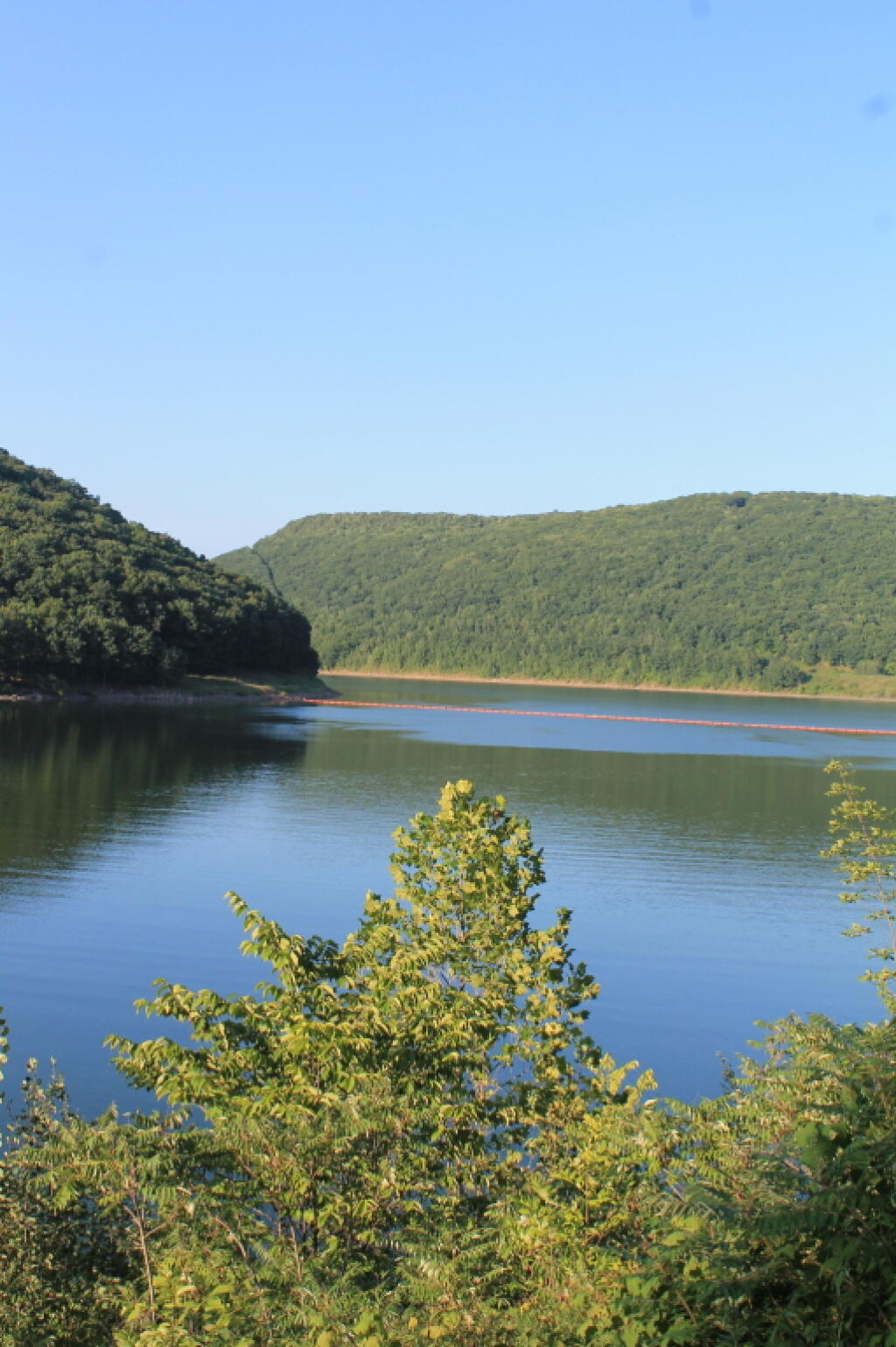 Photo: Danger Line on Allegheny Reservior