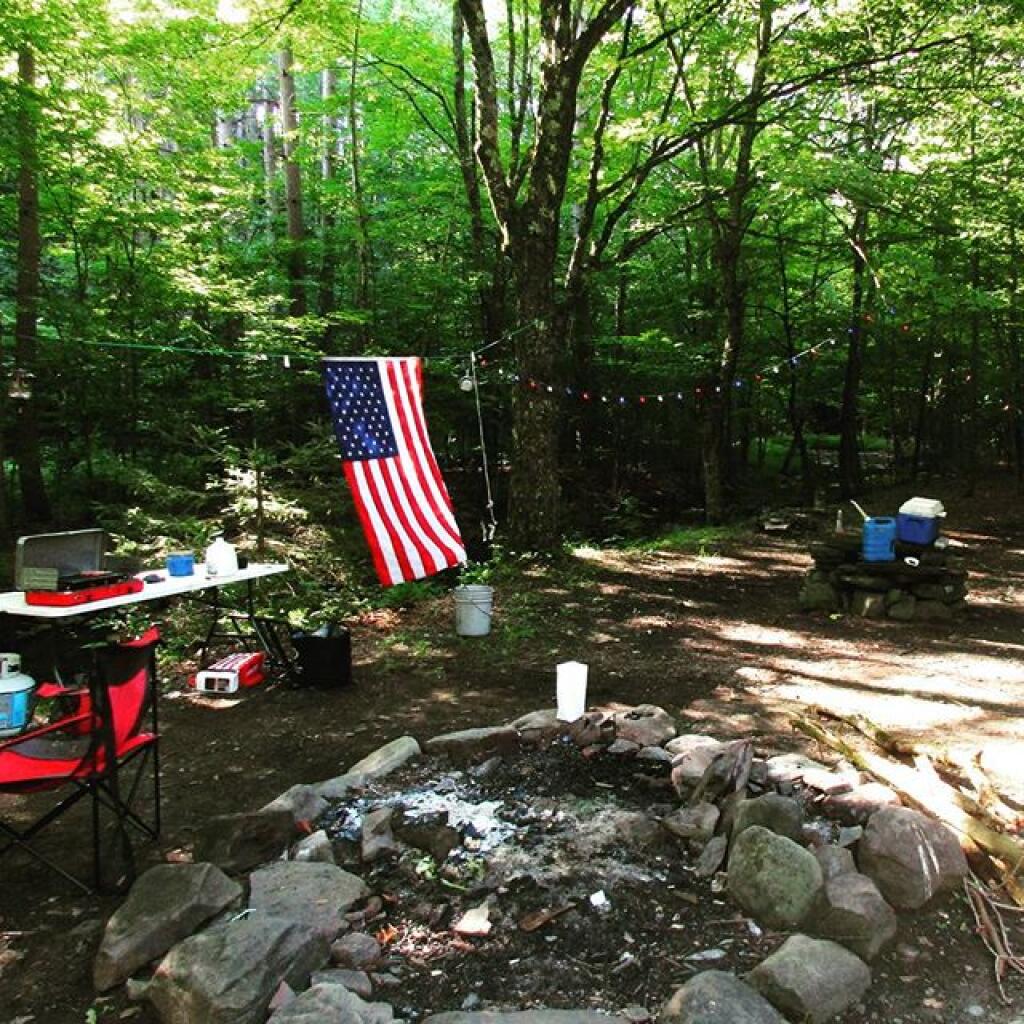Photo: Camp this morning Photo: Camp this morning