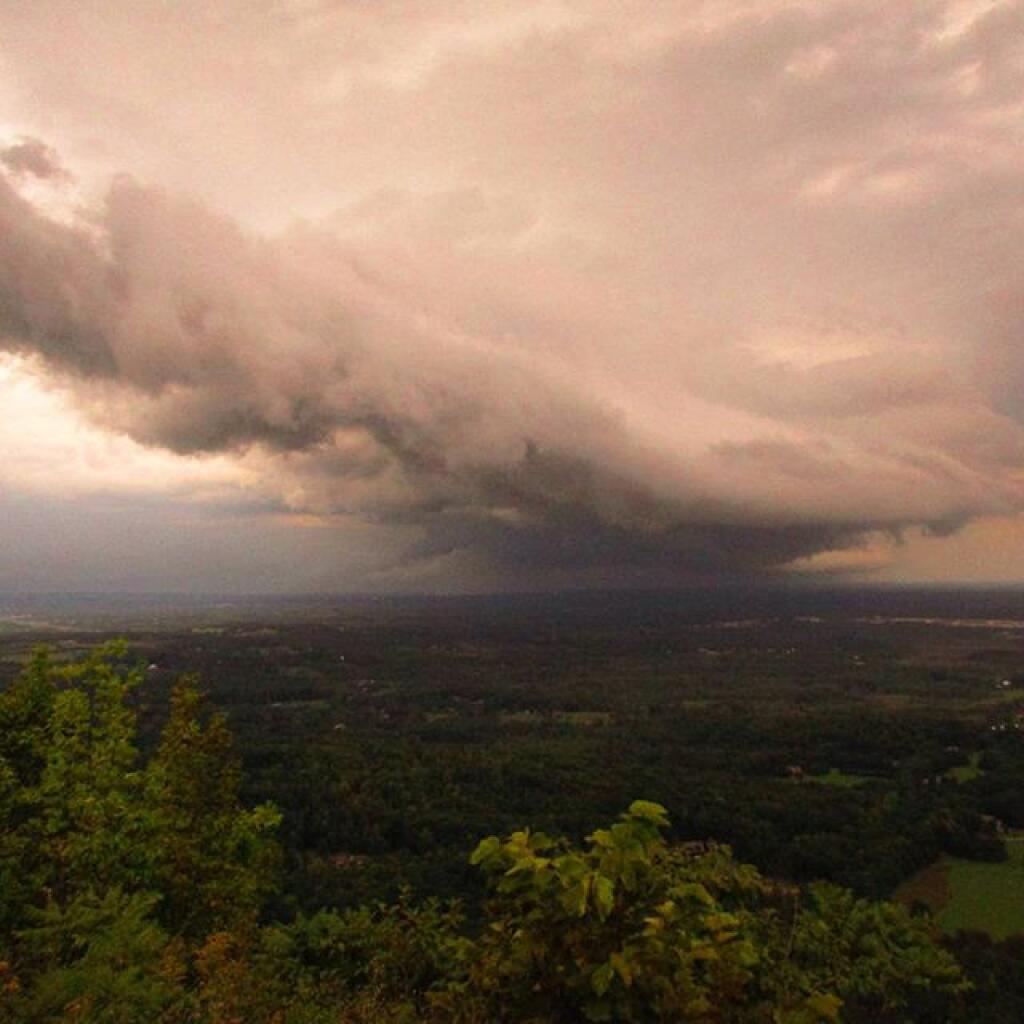 Photo: Front coming through