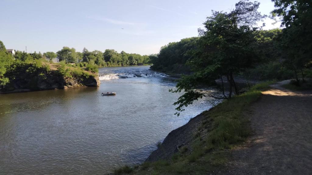 Photo: Fishing 🎣 the falls
