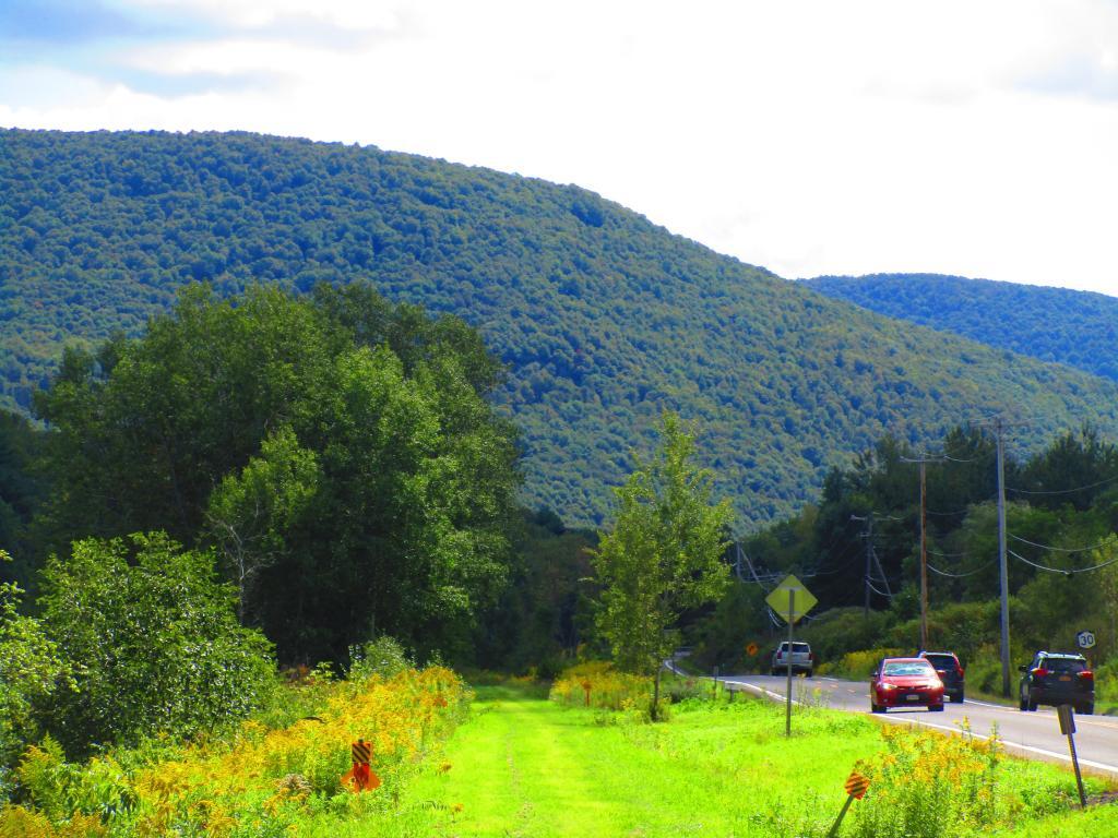 Photo: Some Parts of the Rail Trail Follow Quite Closely to NY 30 Photo: Some Parts of the Rail Trail Follow Quite Closely to NY 30