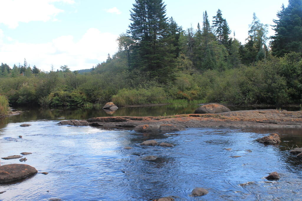 Photo: Natural Rock Dam at End of Red River