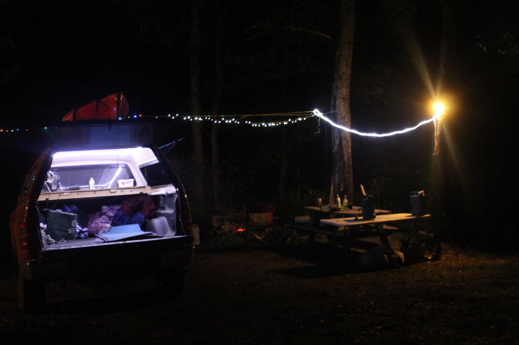 Photo: Well Lit Campsite