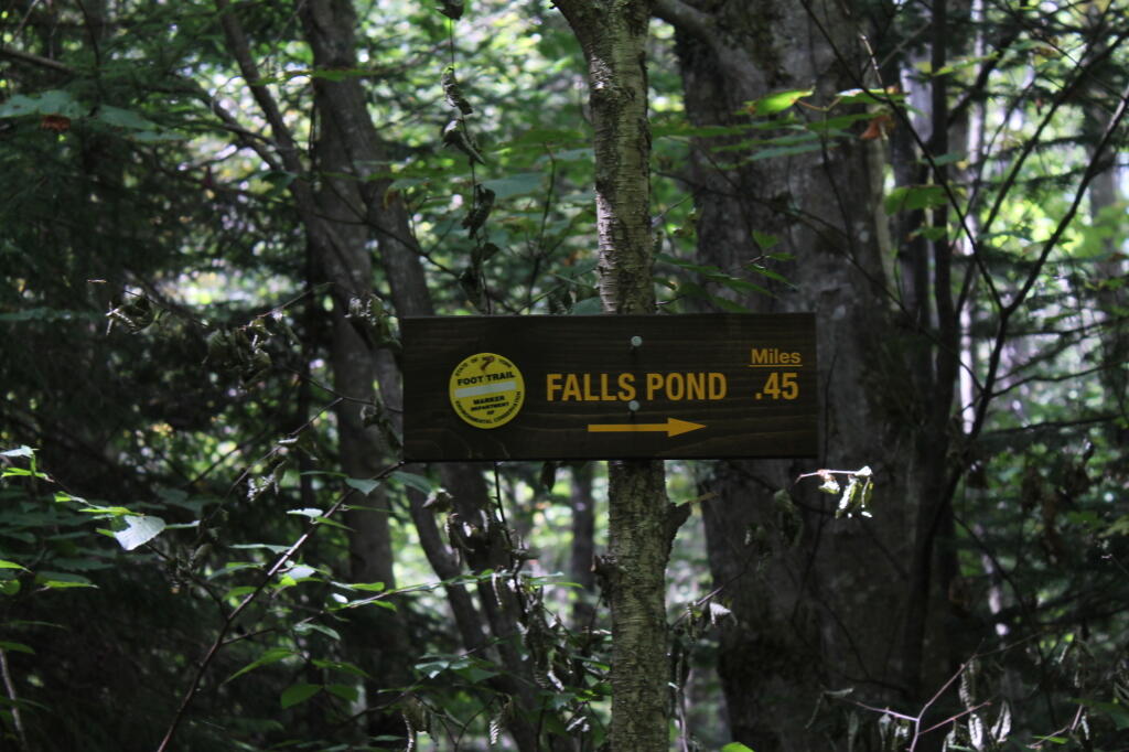 Photo: .45 Mile to Falls Pond