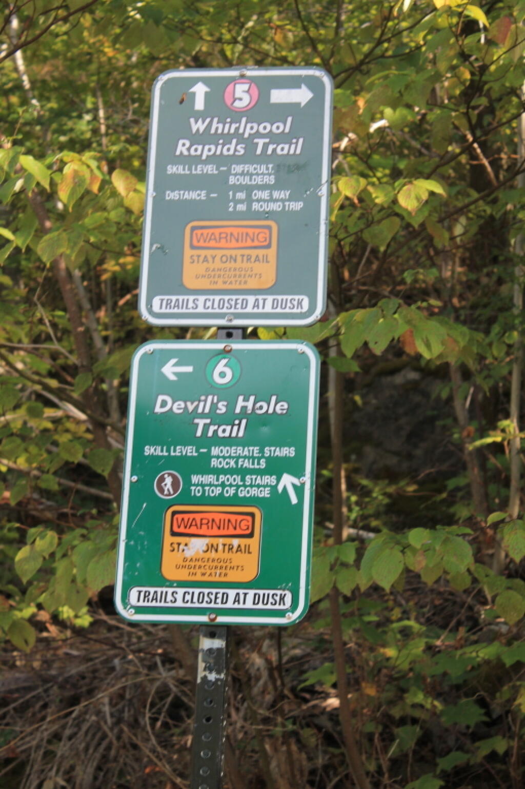 Photo: Devils Hole Trail Sign