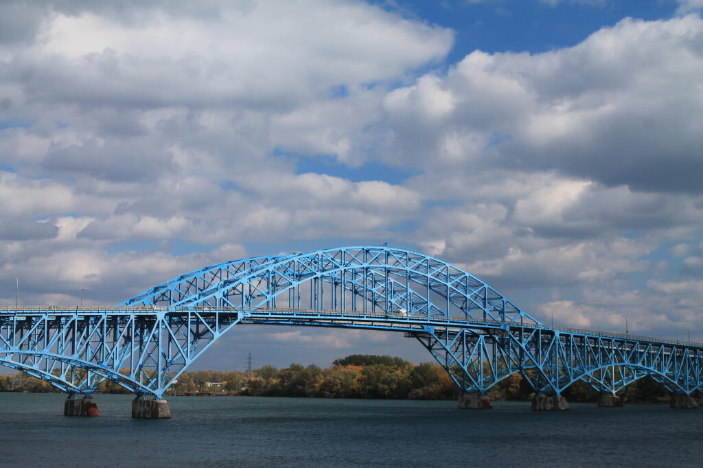 Photo: Clouds Hang Over the Bridge Photo: Clouds Hang Over the Bridge