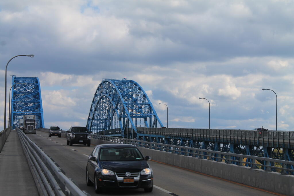 Photo: Trucks on the Bridge