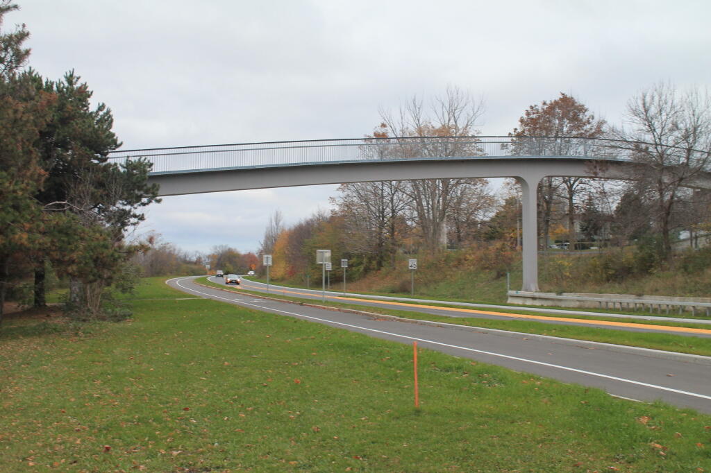 Photo: Fancy Looking Bridge Over Robert Moses Turnpike
