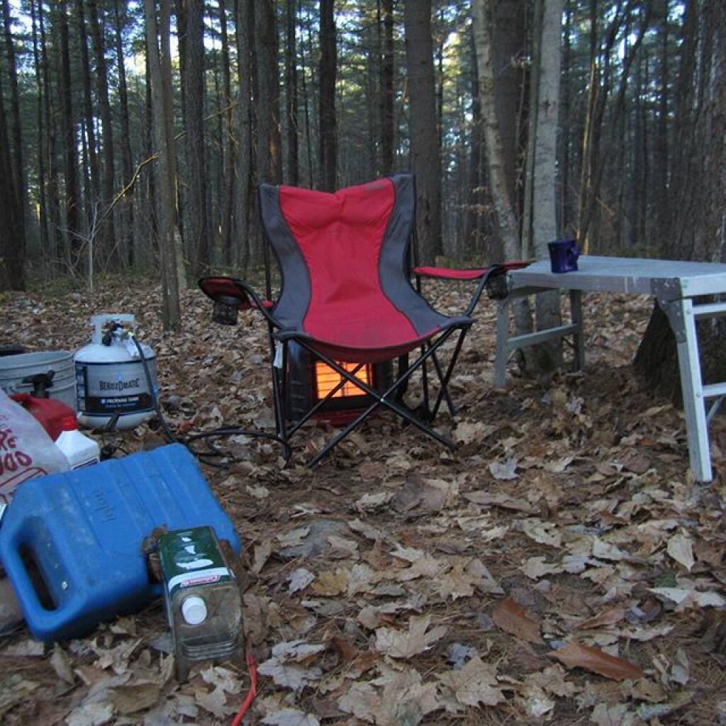 Photo: Sitting with a hot seat and a hot coffee watching the sun rise