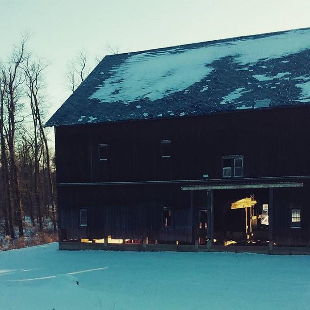 Photo: The big barn they moved across the road Photo: The big barn they moved across the road