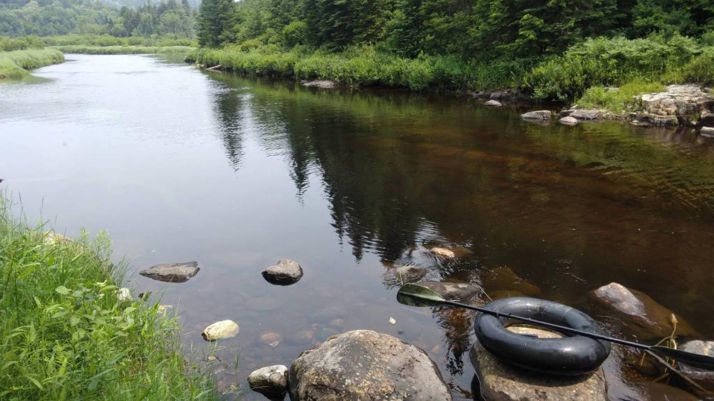Photo: Floating down the East Canada Creek ...