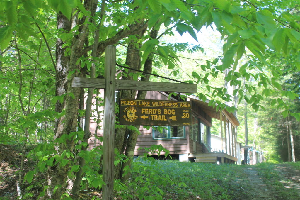 Photo: Ferd's Bog Trailhead on Uncas Road