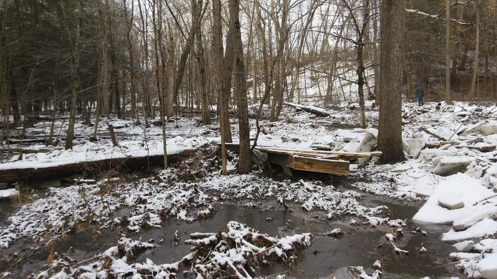 Photo: Washed out bridge