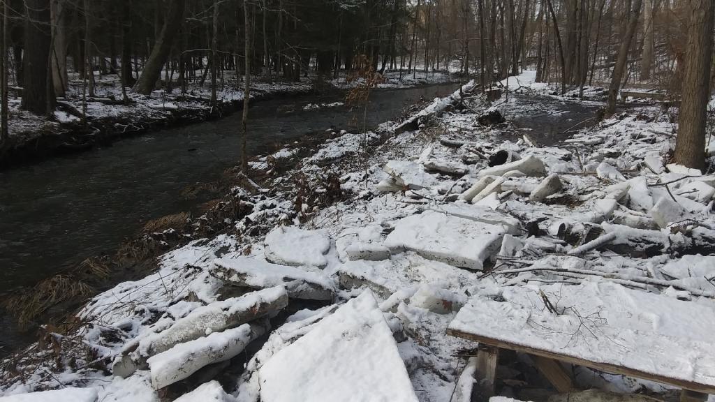 Photo: Ice flows