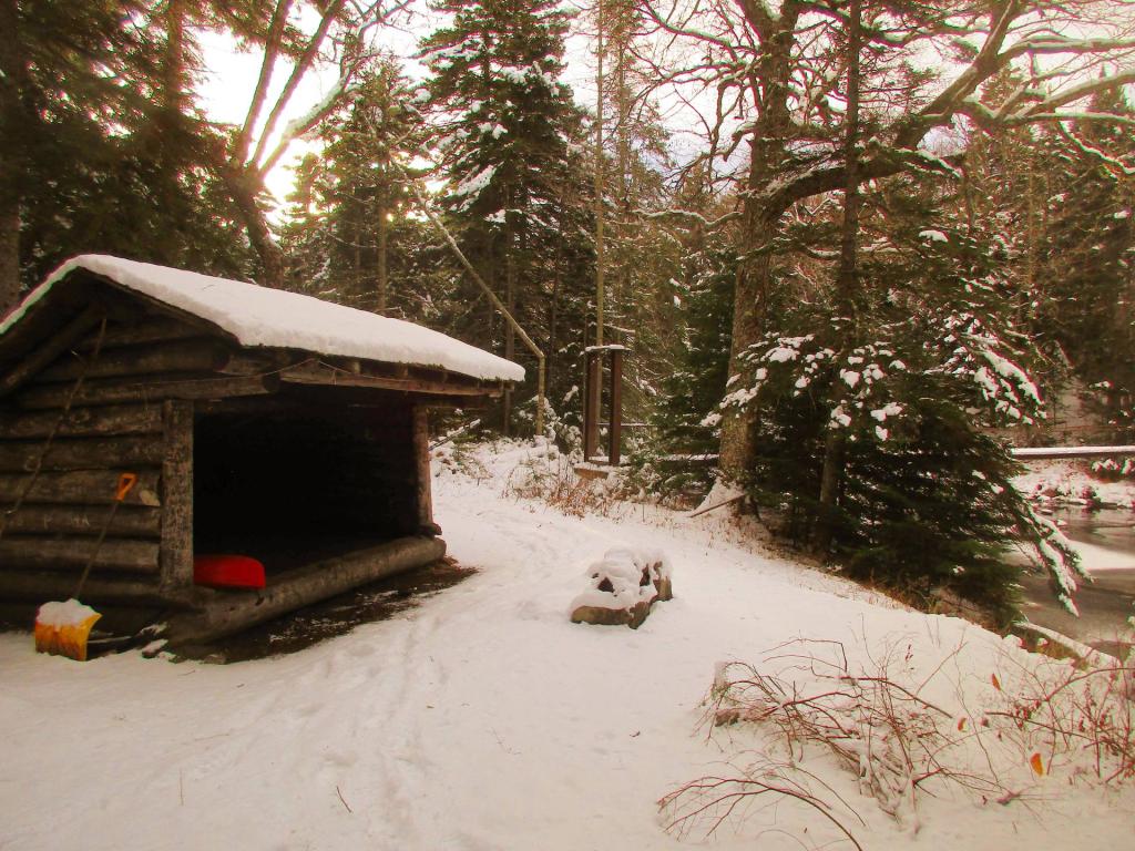 Photo: Burnt Shanty Lean-To