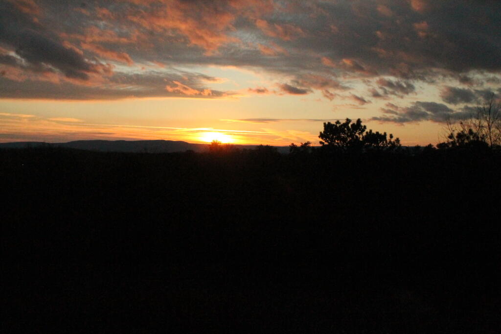 Photo: Sunset Over the Heldebergs