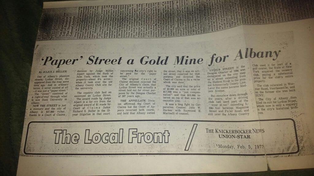 Photo: Paper Street a Goldmine for Albany