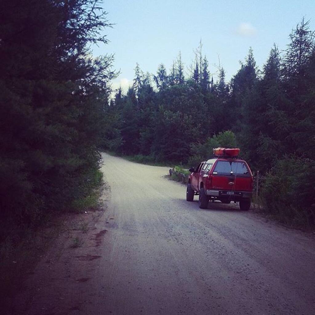 Photo: Stopping at the Red River