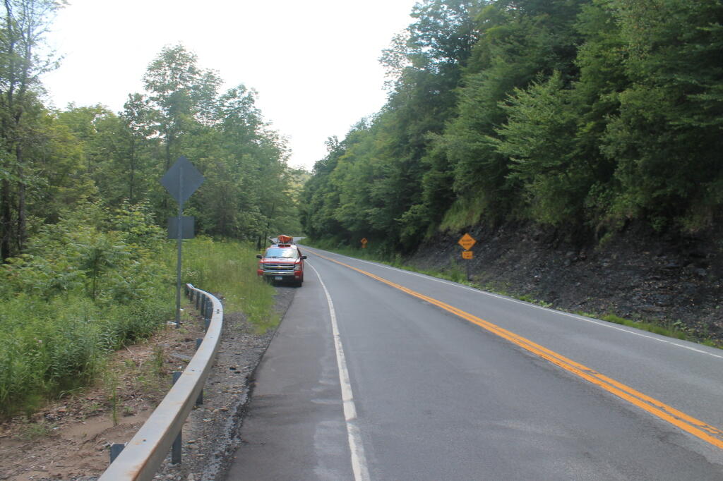 Photo: NY 46 Cut Into Black River-Trenton Shale Photo: NY 46 Cut Into Black River-Trenton Shale