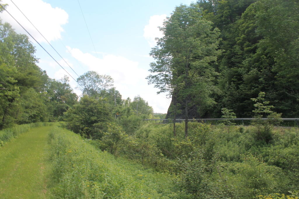 Photo: NY 46 Carved Out of Side of Mountain Along Black River Canal Photo: NY 46 Carved Out of Side of Mountain Along Black River Canal