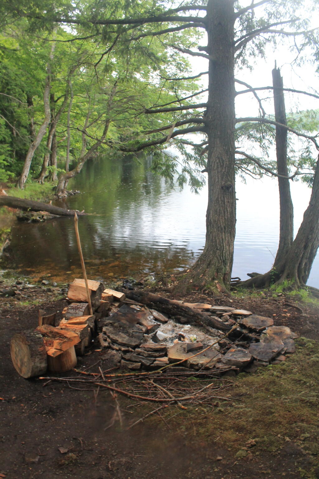 Photo: Campsite Along Reservior