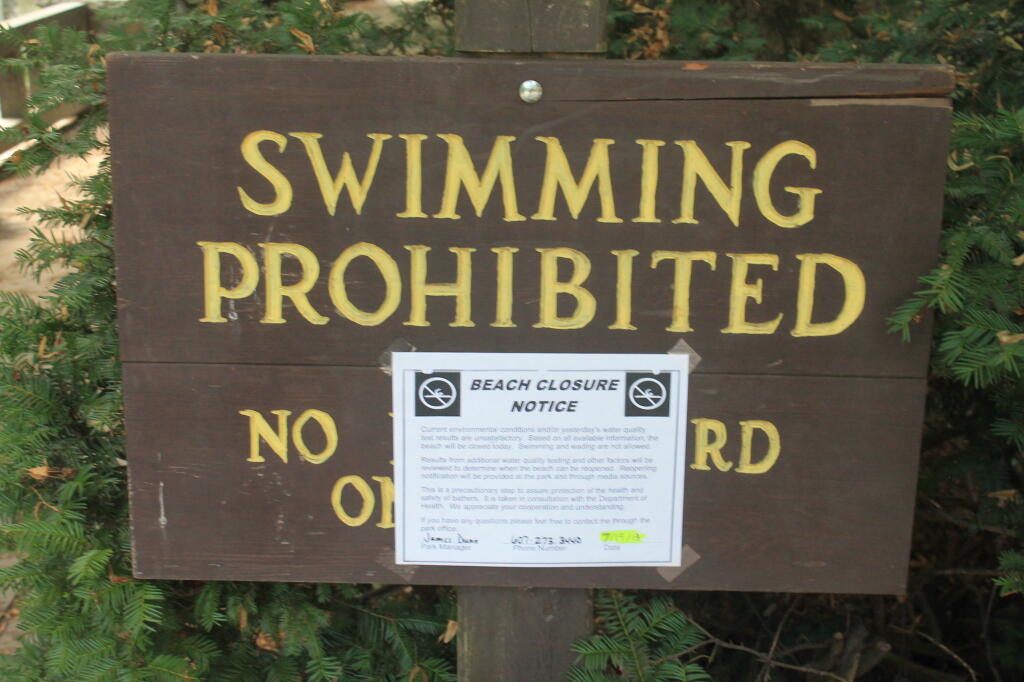 Photo: No Swimming Today Photo: No Swimming Today