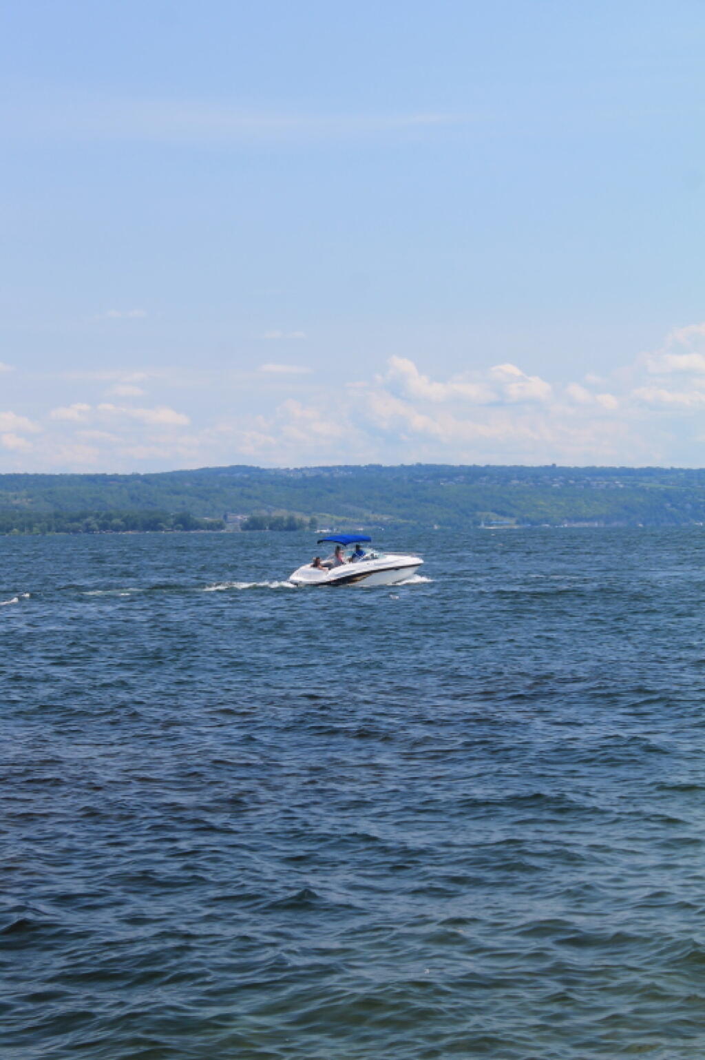 Photo: Boat on Cayuga Lake